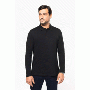 Polo Supima manches longues homme -  Réf: PK202