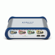 PQ201 | Oscilloscope USB PicoScope 6424E, 4 voies 500 MHz résolution 8 à 12 bits, mémoire max. 4 Géch