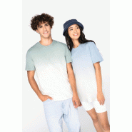 T-shirt écoresponsable Dip Dye unisexe  -  Réf: NS345