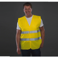 Gilet à 2 bandes haute visibilité -  Réf: YHVW102