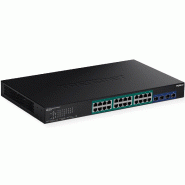 TRENDnet TPE-30284 Switch PoE+ web smart Gigabit à 28 ports avec logements SFP+ 10G