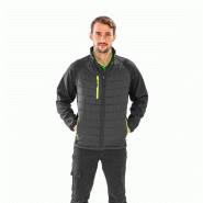 Veste softshell rembourrée black compass recyclée -  Réf: R237X