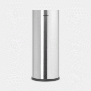 Distributeur de papier hygiénique Brabantia ReNew - Matt Steel - Contient 3 rouleaux - Design minimaliste