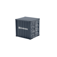 Container maritime 10 pieds en acier ultra-résistant, disponible neuf pour stockage flexible, adaptable et économique - eurobox