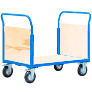 Chariot modulaire à 2 dossiers bois , Chariots à ridelles : Cegequip,  appareil de manutention et stockage