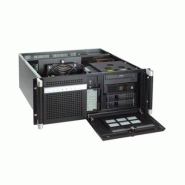 Châssis silencieux 4U 500W pour PC rack 19&quot; avec carte mère ATX/MATX et 2 disques extractibles - Référence: ACP-4320MB-50BE