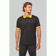 Polo piqué performance homme - PROACT - Réf: PA489 - 100% polyester - Maille piquée Cool Plus