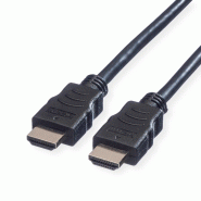 VALUE Câble HDMI High Speed avec Ethernet, noir, 3 m