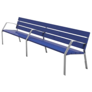 Banc Modo-10 300 cm à 7 lames en aluminium