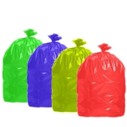 Carton de 200 sacs poubelles de 110 L différents couleurs