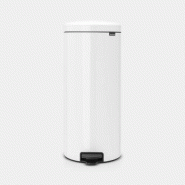 Poubelle à pédale newIcon 30 litres White - Brabantia UGS111785 - Design emblématique et fiable