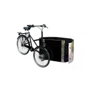 Triporteur Nihola Cargo Open (musculaire) avec porte en aluminium et seuil de chargement bas