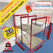 Rayonnage mi-lourd - Longueur totale du lot 11 920mm - TIXIT