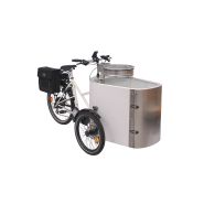 Triporteur électrique Nihola Cargo XL Propreté - 230L, 100kg, moteur Bafang 250W