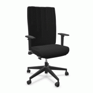 Chaise de bureau ergonomique KARL - Sitek - mécanisme synchrone, accoudoirs 4D, fabriqué en France