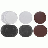 Jeu de disques abrasifs - pour ponceuse girafe - grain 180 - oxyde  d'aluminium - 10 pièces