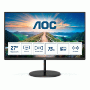 AOC V4 Q27V4EA LED display 68,6 cm (27&quot;) 2560 x 1440 pixels 2K Ultra HD Noir