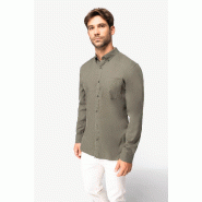 Chemise écoresponsable en lyocell homme  -  Réf: NS513