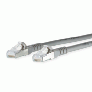 METZ CONNECT Cordon de brassage Cat.6A AWG 26, gris, 10 m