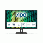 AOC E2 U32E2N LED display 80 cm (31.5&quot;) 3840 x 2160 pixels 4K Ultra HD Noir