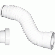 Pipe de wc extensible souple, WIRQUIN, diam. 10 cm