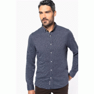 Chemise jacquard manches longues -  Réf: K507