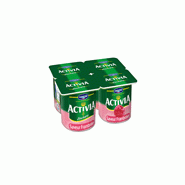 Activia Fraise - Danone - 500 g (4 x 125 g)