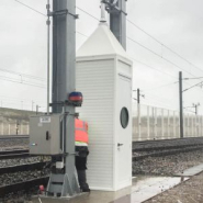 Guérite sans sol pour la protection des biens