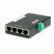 ROLINE Injecteur PoE Gigabit Ethernet, 4 ports