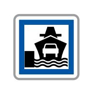 Panneau de signalisation indication: Embarcadère - CE10