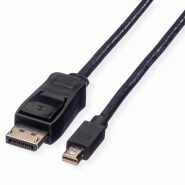 VALUE Câble DisplayPort DP M - Mini DP M, noir, 1,5 m