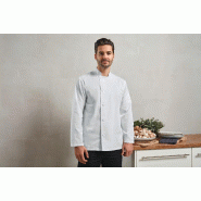 Veste chef cuisinier manches longues &quot;Essential&quot; -  Réf: PR901