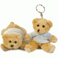 Porte-clé peluche ours Binx -  Réf: MM23