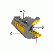 Broyeur fixe à béton armé verco