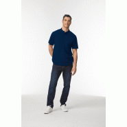 Polo Homme Softstyle Double Piqué - Gildan - Réf: GI64800 - 100% coton peigné