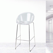 Tabouret de bureau Noa d'occasion - transparent, design et confortable