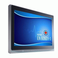 Panel PC 15&quot;16:9 résistif WXGA TFT fanless à destination du médical avec processeur Intel Celeron N3060 - Référence: MPC153-834