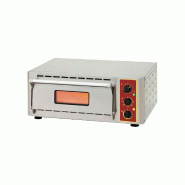 Four à pizzas électrique en acier inox - PZ430S avec régulation thermostatique et minuterie