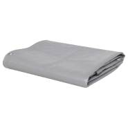 BÂCHE POUR REMORQUE 210 X 114 X 110 CM PVC 700 G/M² AVEC ŒILLETS 4 SANGLES  ET CORDE ÉLASTIQUE 7 M IMPERMÉABLE NOIR BÂCHE ÉTANCHE DE PROTECTION  COUVERTURE POUR REMORQUE DE VOITURE 01_0000195