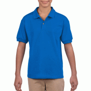 Polo jersey DryBlend enfant - Réf: GI8800B - Gildan - 50% polyester / 50% coton prérétréci