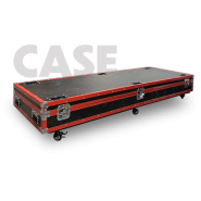 Flight case pour kakémono digital - Dimensions 204 x 73 x 37 cm ou 204 x 104 x 37 cm