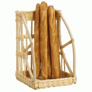 Présentoir baguette cintré rotin