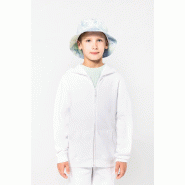 Sweat-shirt capuche zippé enfant - Réf: K455 - Kariban - 80% coton peigné / 20% polyester