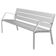 Banc Modo-10 à 7 lames 180 cm en aluminium