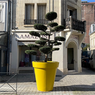 Pot en polyéthylène rotomoulé - URBAN ROND