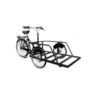 Triporteur musculaire Nihola Maxx - plateforme en aluminium et caisse personnalisable