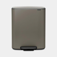 Poubelle à pédale Bo -60 litres - Platinum Brabantia UGS211409 EAN8710755211409