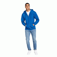 Sweat-shirt homme zippé capuche Heavy Blend  -  Réf: GI18600