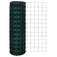 Vidaxl clôture euro acier 10 x 1,2 m vert 140574