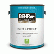 Émail satiné intérieur premium plus - Behr PREMIUM PLUS - finition perlée facile à nettoyer